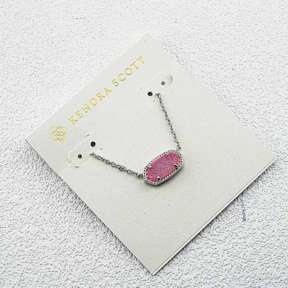 Kendra Scott Pink Quartz Necklace - Picture 1 of 1